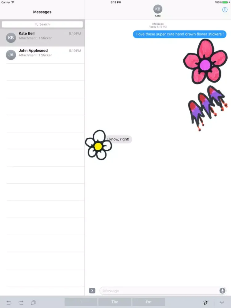 Скриншоты Flower Doodles iPad 