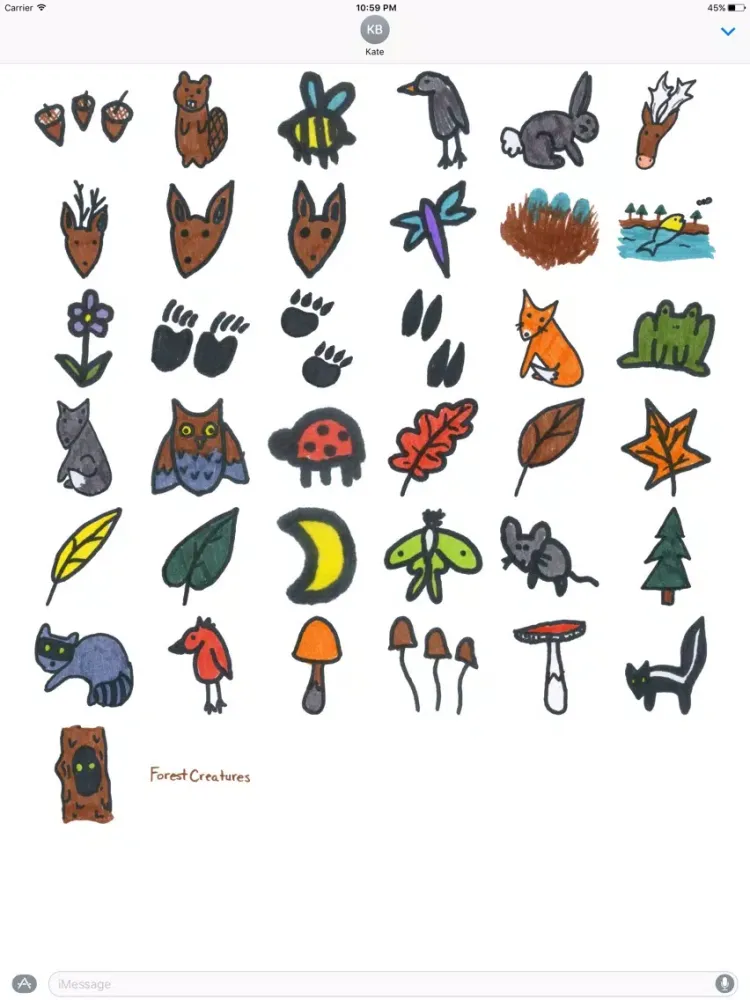 Forest Creatures iPad  Screenshots