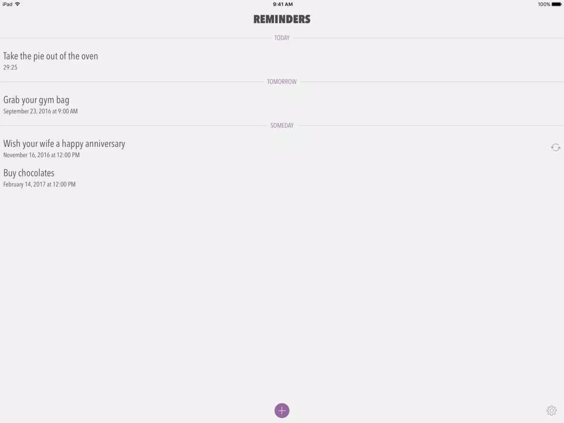 Capturas de tela do Daphne - Tasks & Reminders iPad 