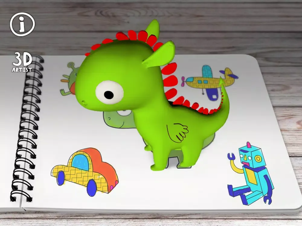 Capturas de pantalla de 3D Artist iPad 