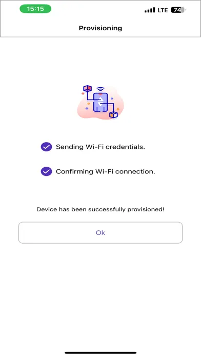 Tangkapan layar Motus Secure Provisioning