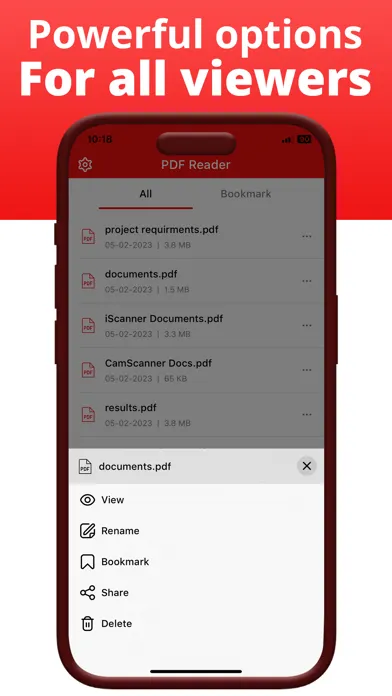 Tangkapan skrin PDF Reader - All PDF Viewer