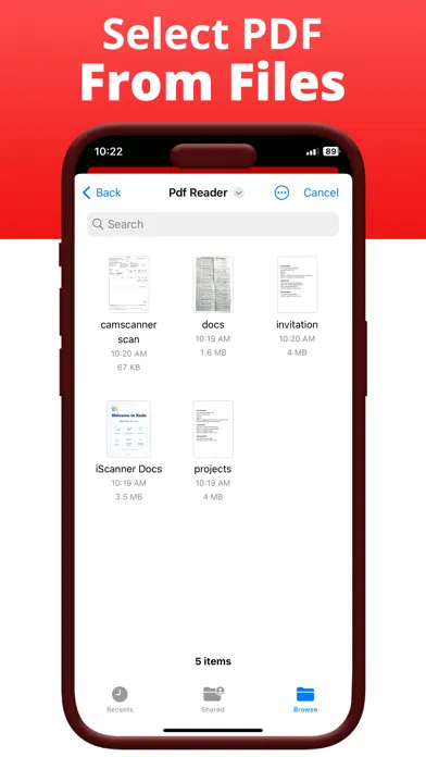 Tangkapan skrin PDF Reader - All PDF Viewer