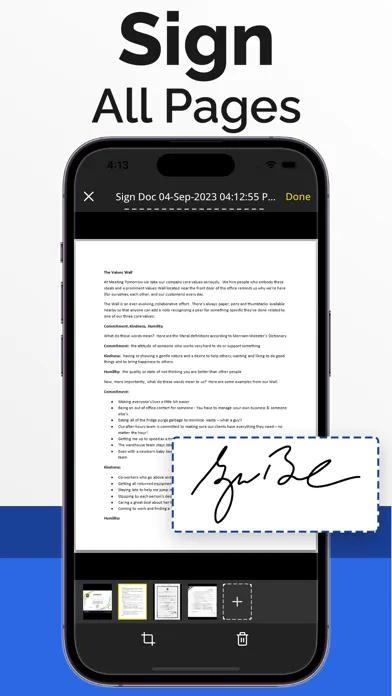 Signature Scan - Digital Sign Screenshots