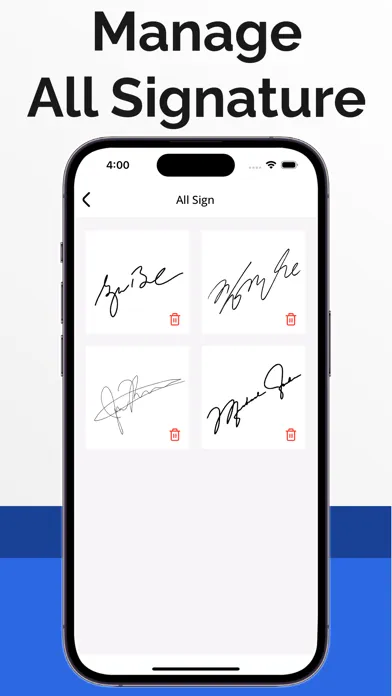 Signature Scan - Digital Sign Screenshots