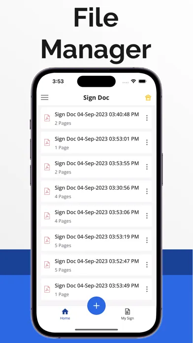 Signature Scan - Digital Sign Screenshots