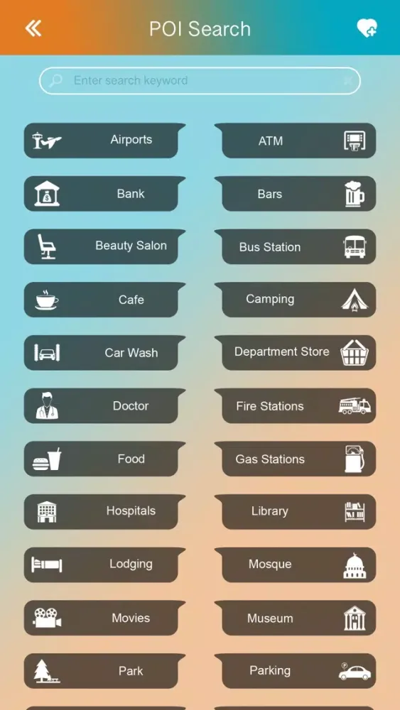 Capturas de tela do Columbus City Guide
