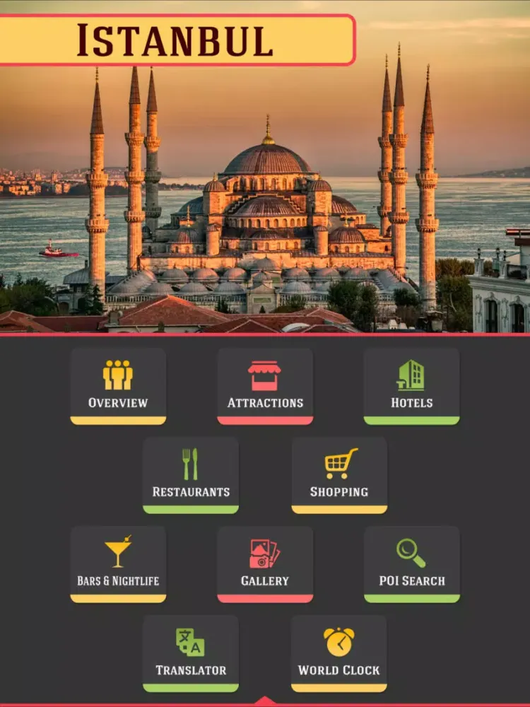 Скриншоты Istanbul City Travel Guide iPad 