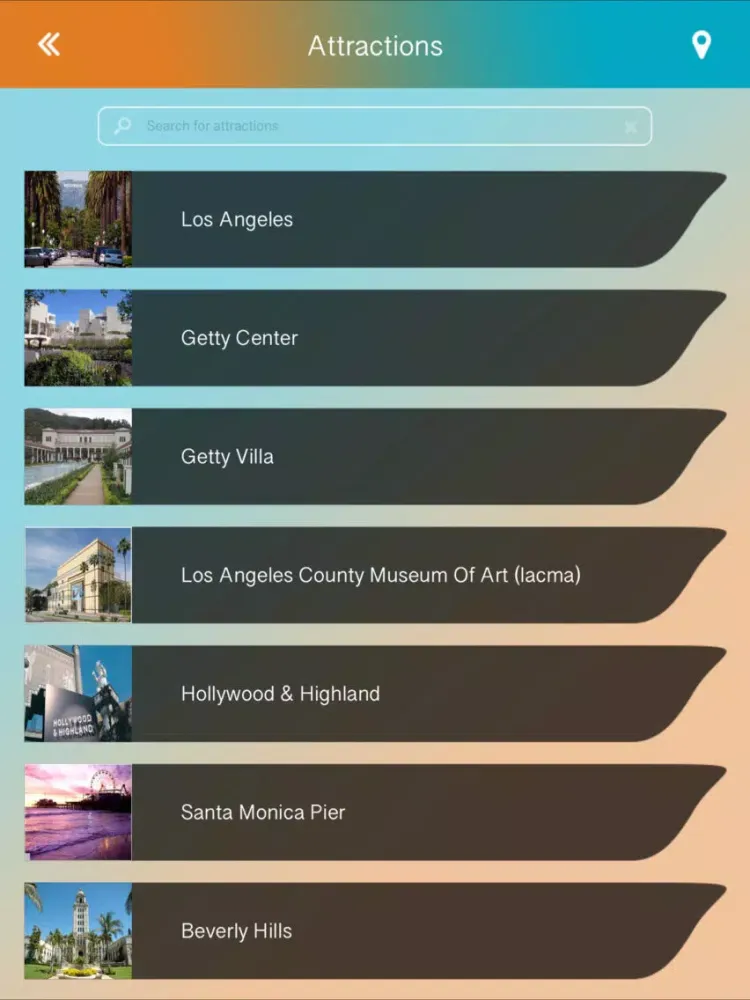 Zrzuty ekranu Los Angeles Offline Guide iPad 
