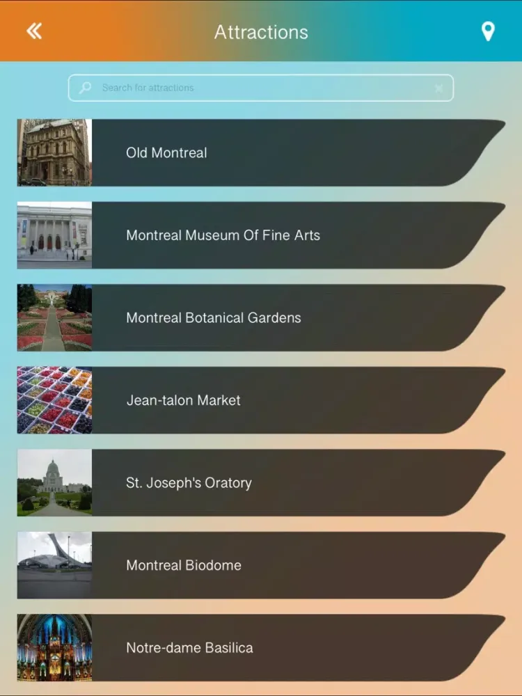Capturas de pantalla de Montreal Offline Guide iPad 
