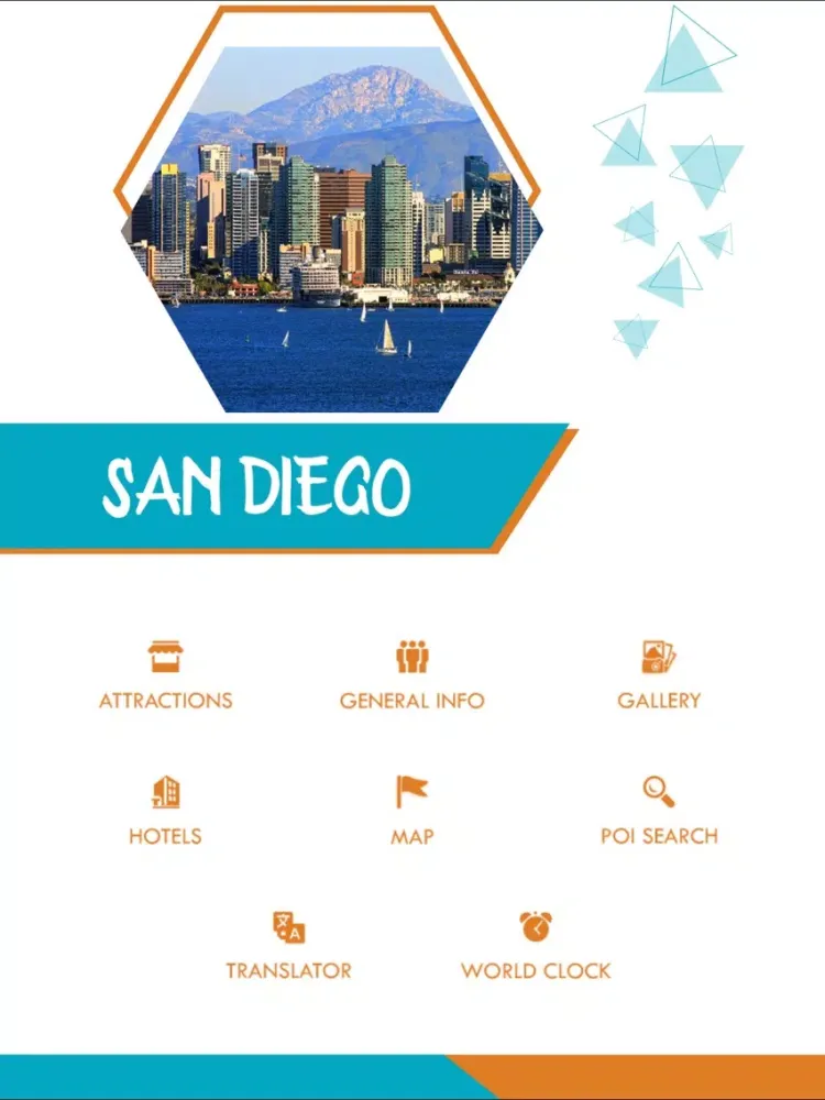 Скриншоты San Diego Offline Guide iPad 