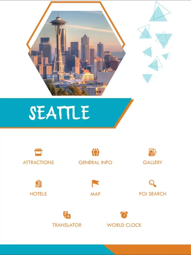 Capturas de tela do Seattle Offline Guide iPad 