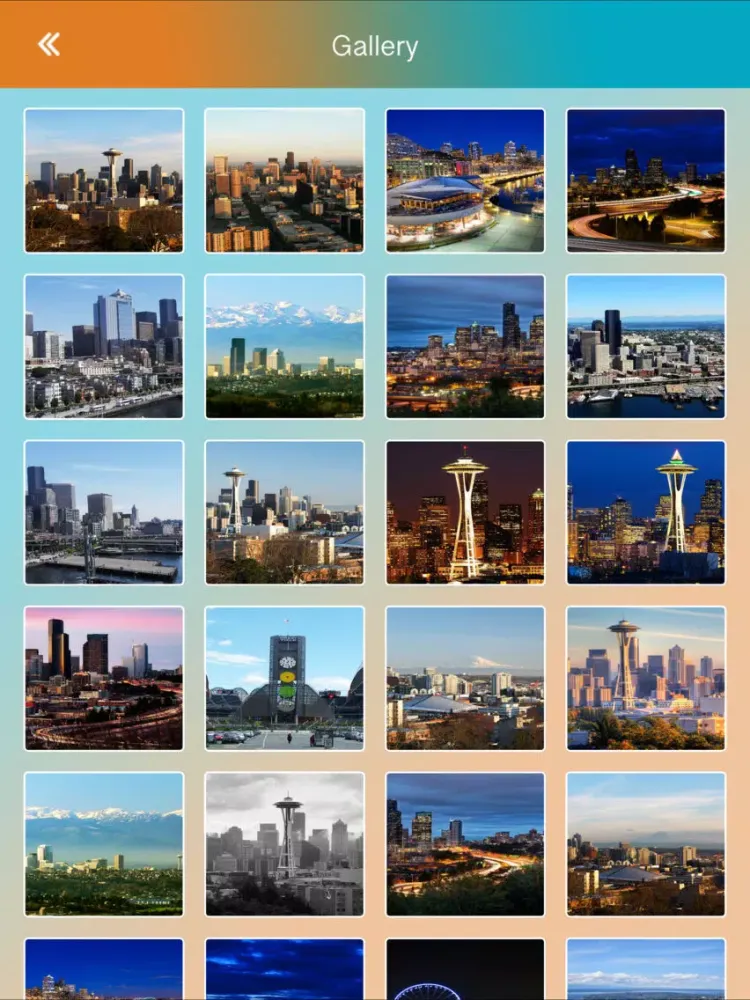 Capturas de tela do Seattle Offline Guide iPad 