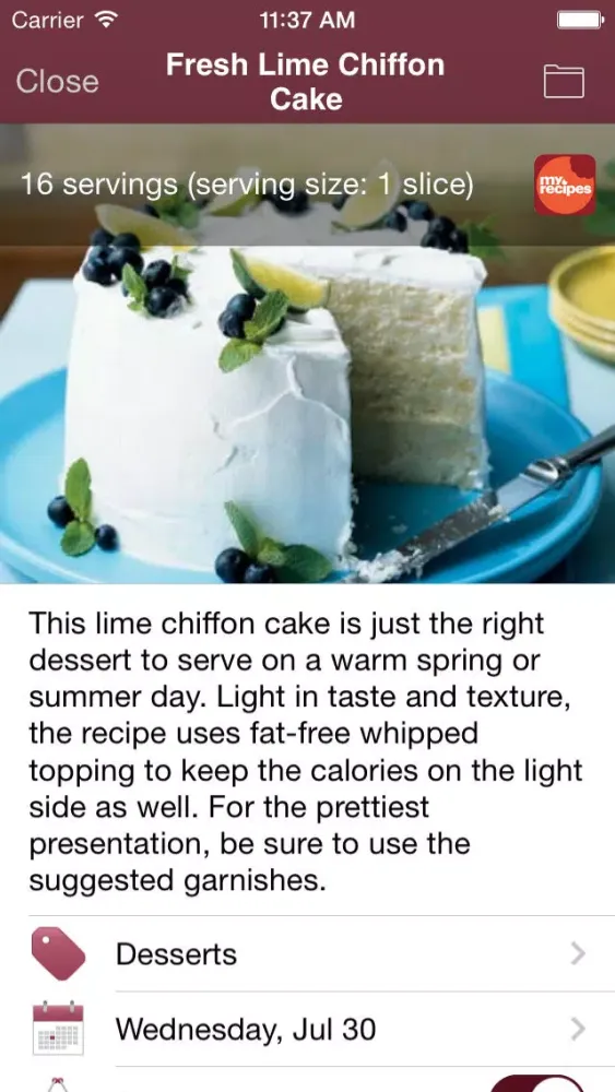 What's for Dinner? Recipe Cookbook and Shopping List Screenshots