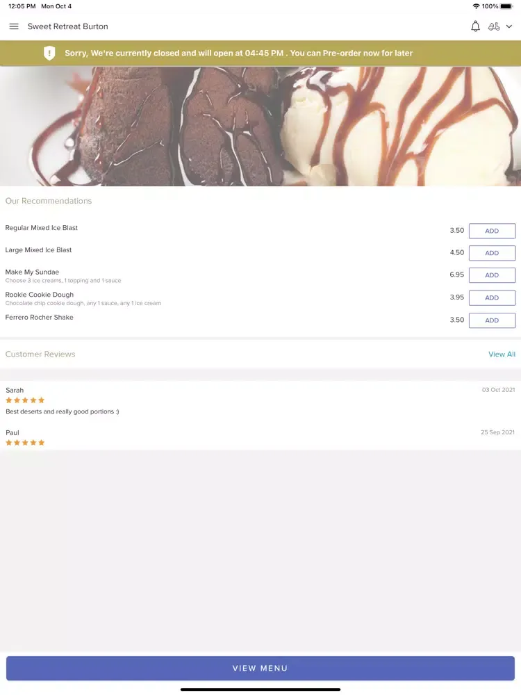 Capturas de pantalla de Sweet Retreat Burton. iPad 