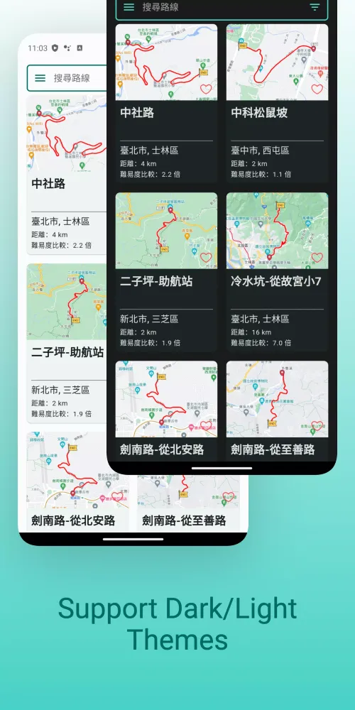 Captures d'écran de CyclingMap - TW Cycling Routes