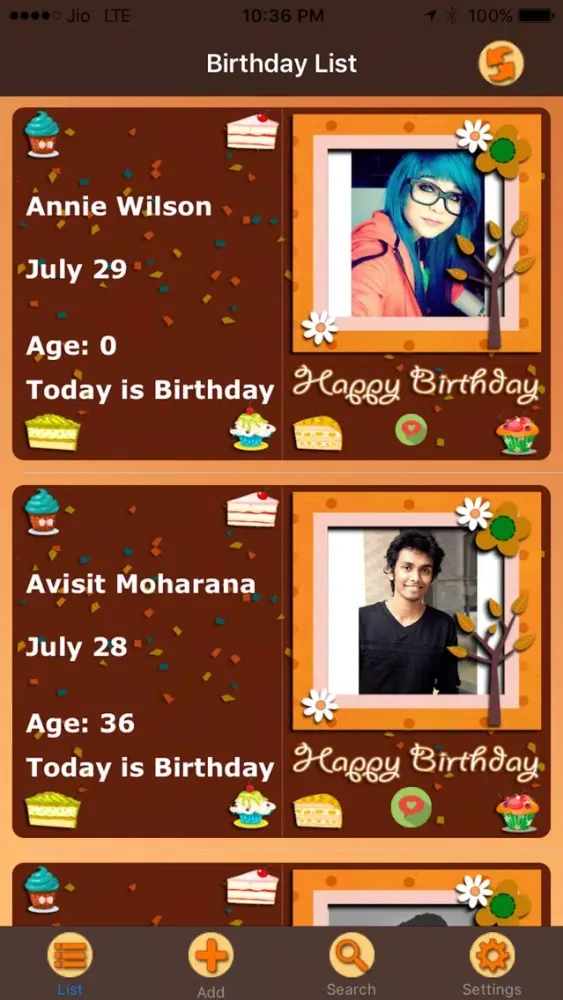Birthday Lite Screenshots