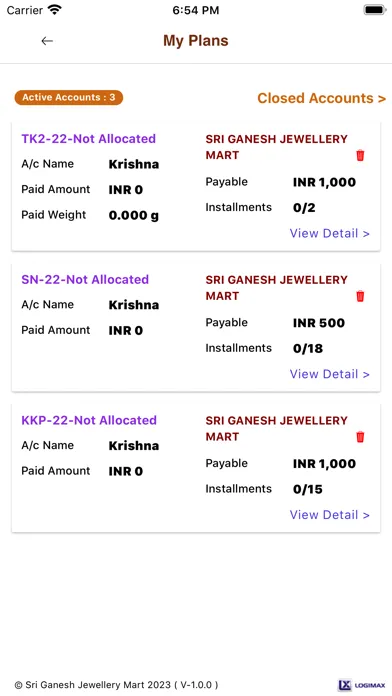 Скриншоты Sri Ganesh Jewellery Mart