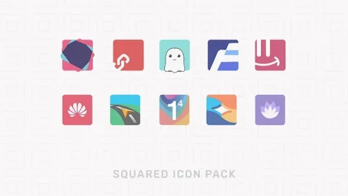 Squared - Square Icon Pack-screenshot-1