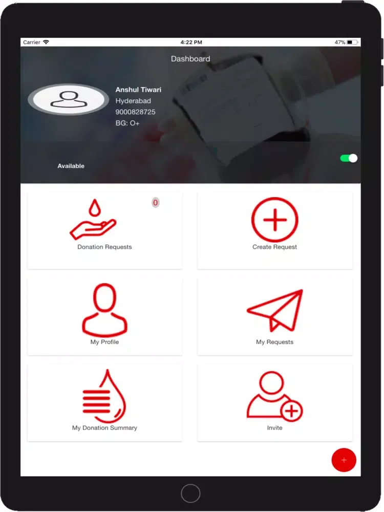 LifePal iPad 應用截圖