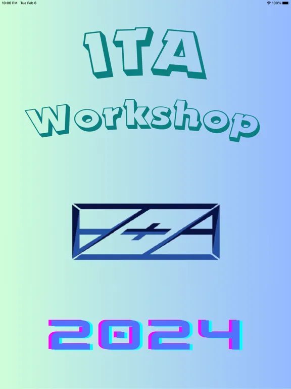 Capturas de tela do ITA Workshop 2024 iPad 