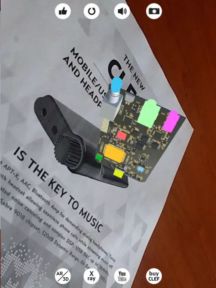 تصاویر Clef AR iPad 