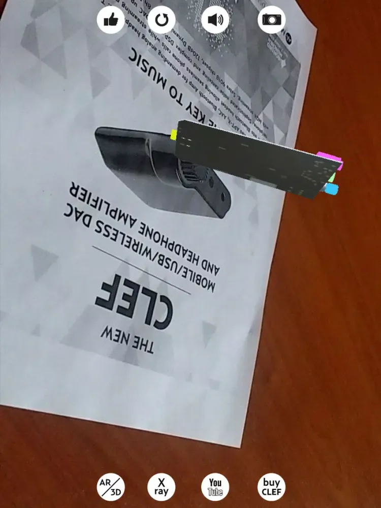 تصاویر Clef AR iPad 