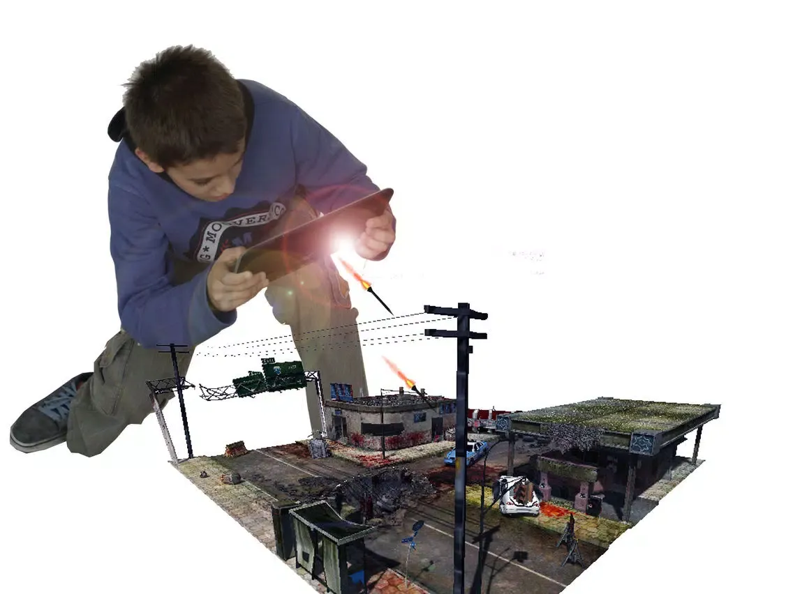 Screenshot di Table Zombies - Augmented Reality game iPad 