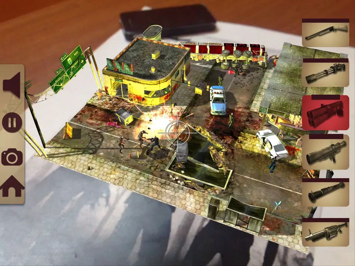 Screenshot di Table Zombies - Augmented Reality game iPad 