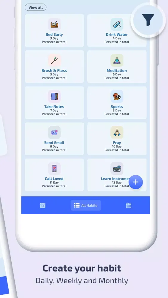 Habit Tracker应用截图