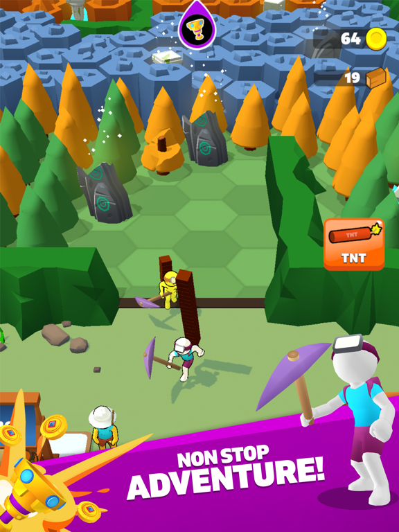 Ảnh chụp màn hình của Adventure Inc. iPad 