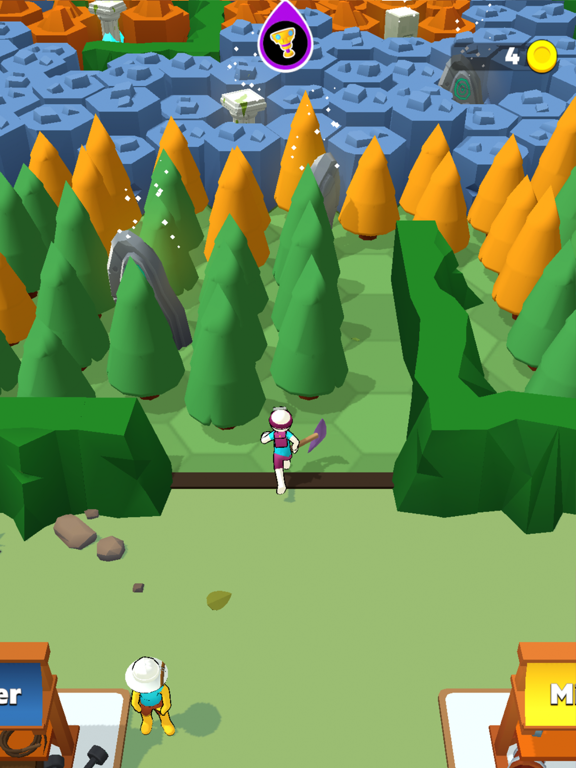 Ảnh chụp màn hình của Adventure Inc. iPad 