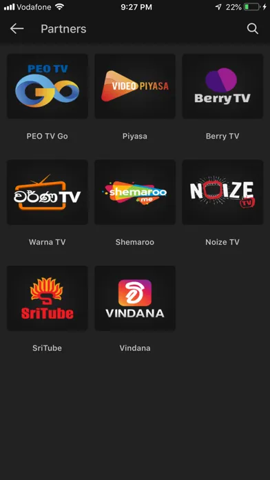 Zrzuty ekranu SRIFlix