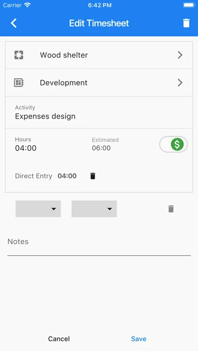 Ảnh chụp màn hình của Output Time
