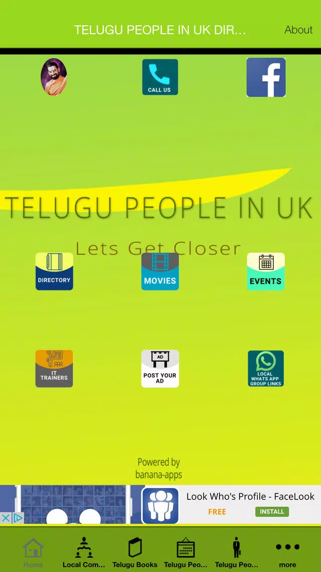 TELUGU PEOPLE IN UK Ekran Görüntüleri