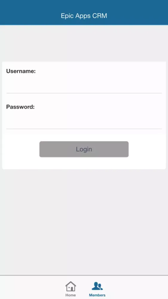 Epic Apps CRM Screenshots