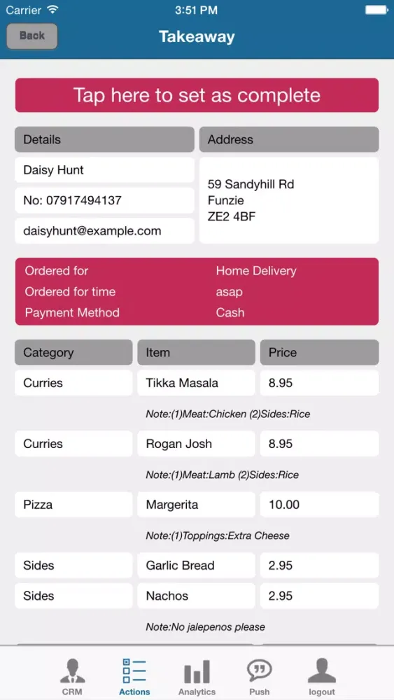 Epic Apps CRM Screenshots