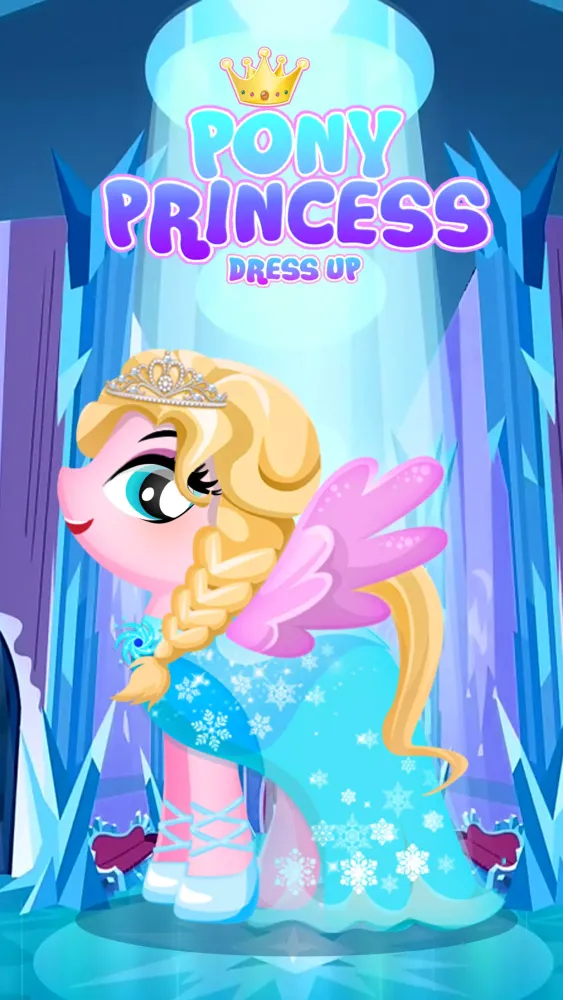 ภาพหน้าจอของ Princess Unicorn Pony Dress Up