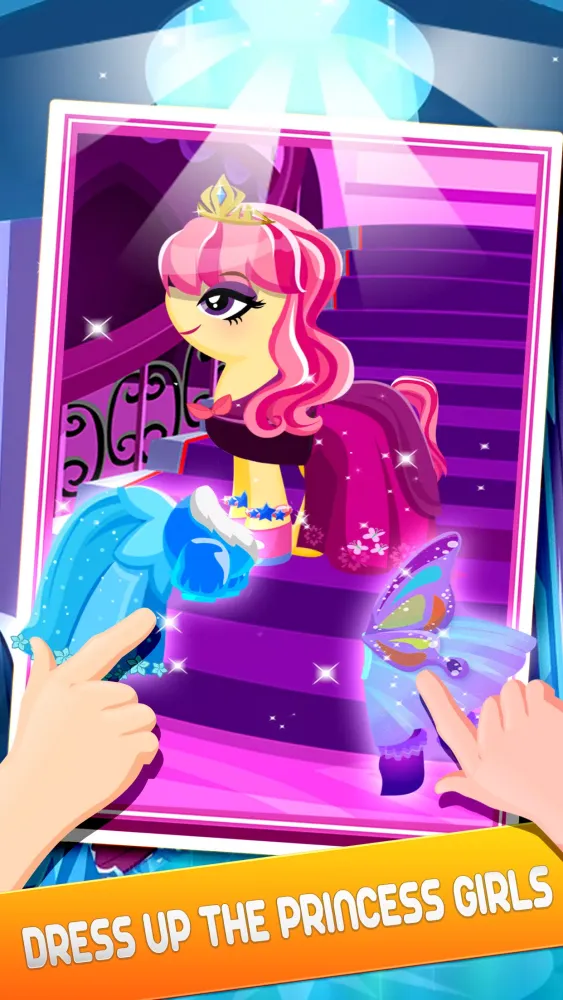 ภาพหน้าจอของ Princess Unicorn Pony Dress Up