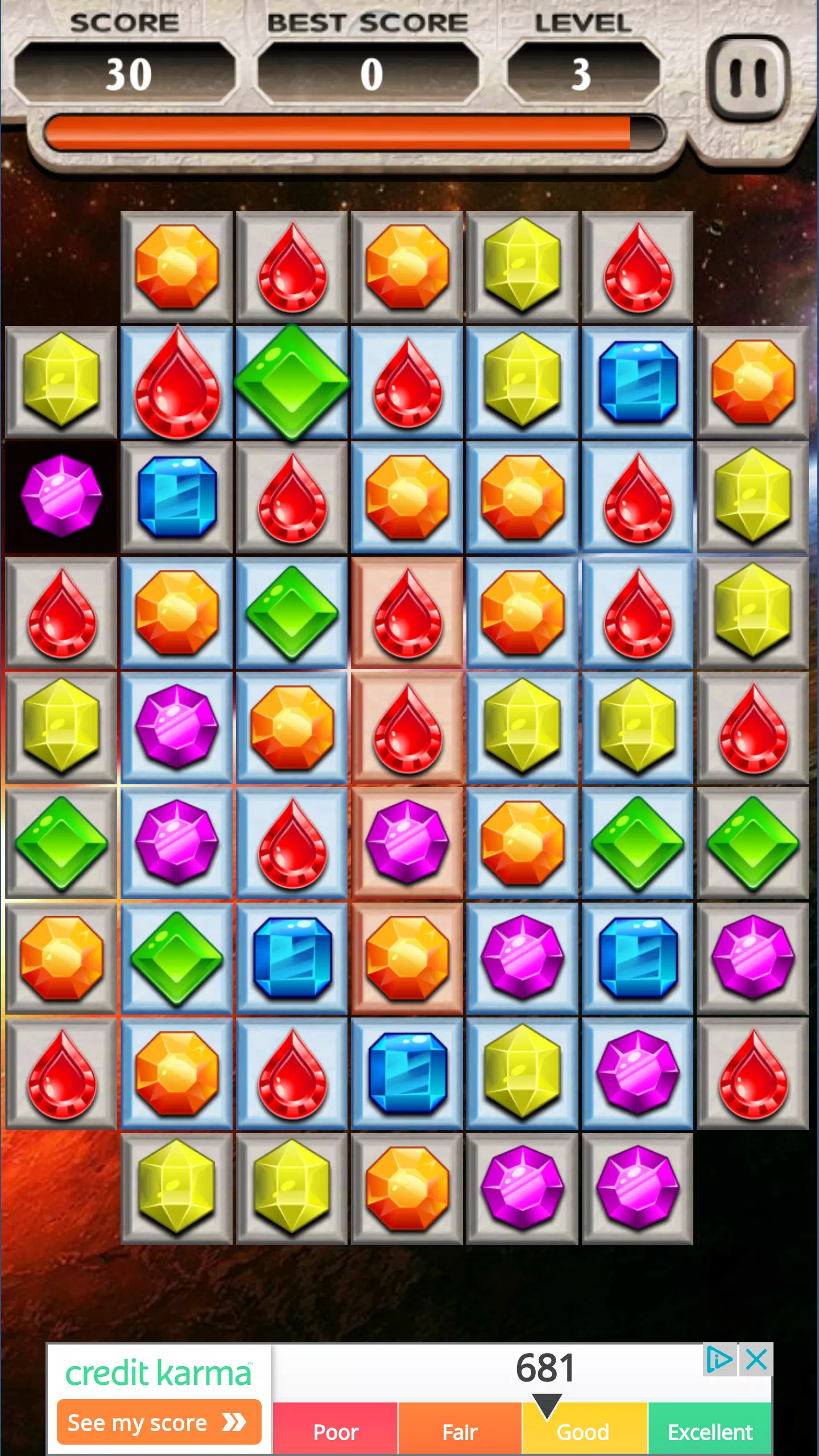 Gems Match 3 Screenshots