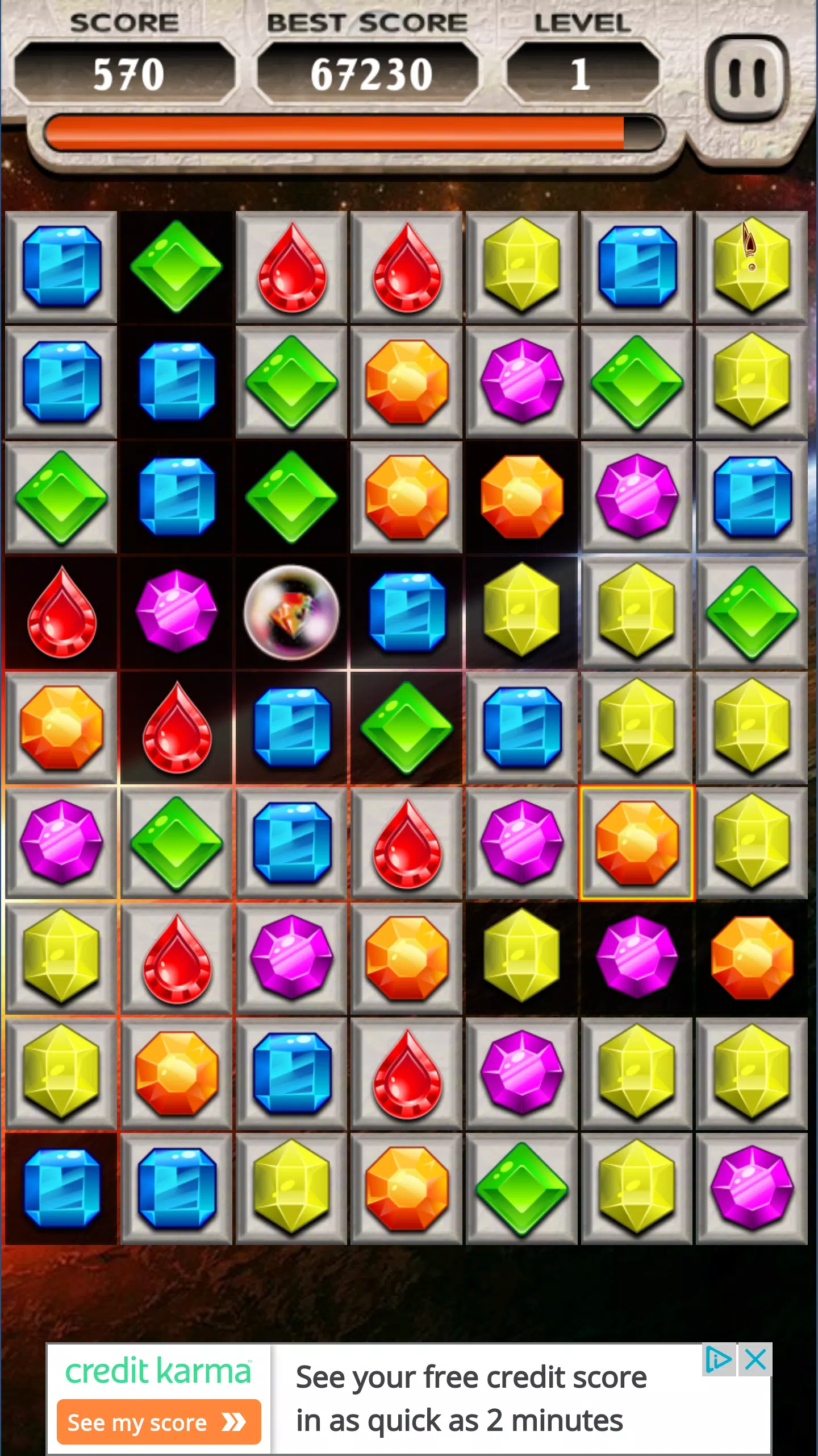 Gems Match 3 Screenshots