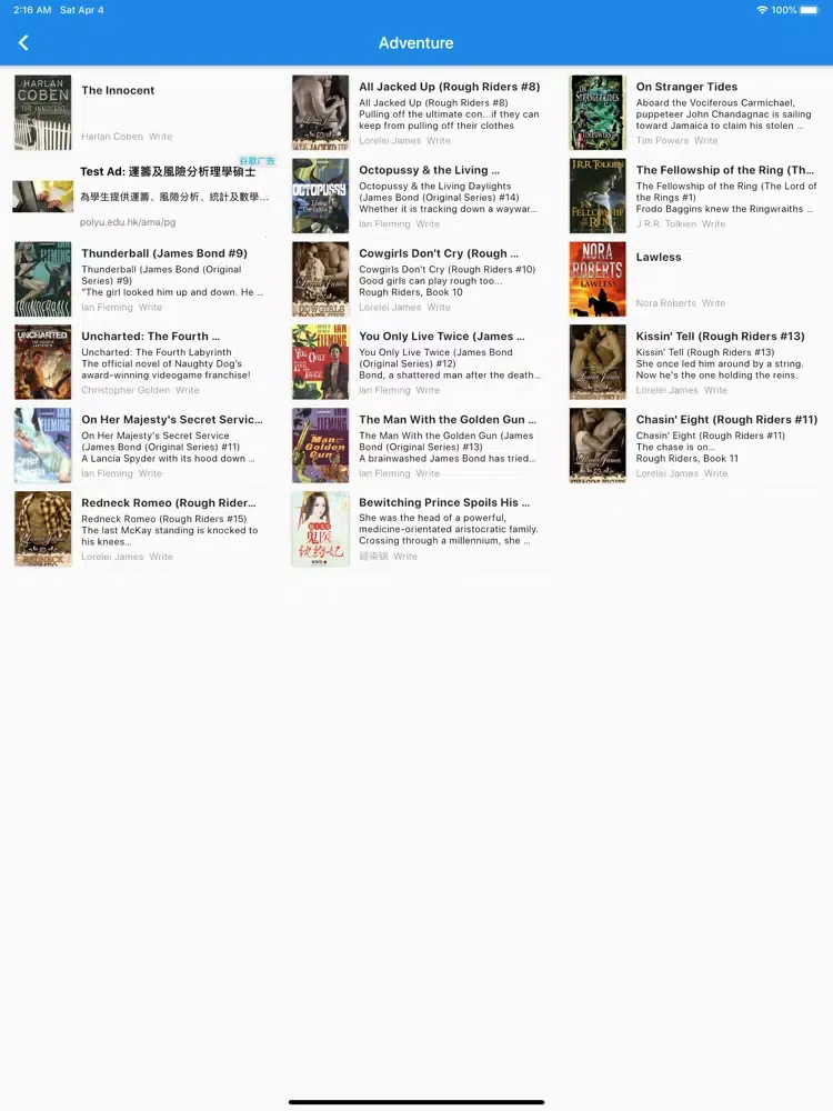 One Reader - eBook Reader iPad  Screenshots