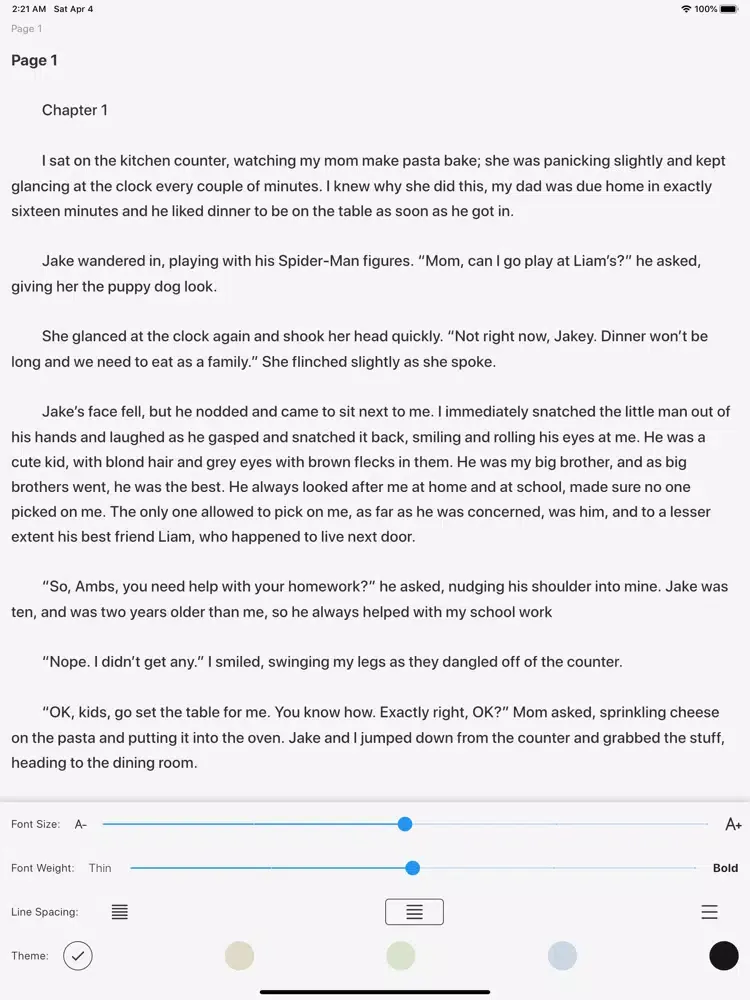One Reader - eBook Reader iPad  Screenshots