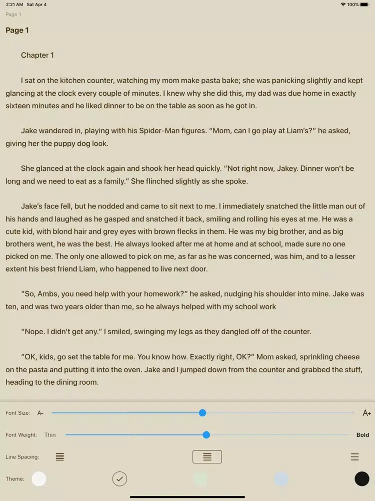 One Reader - eBook Reader iPad  Screenshots