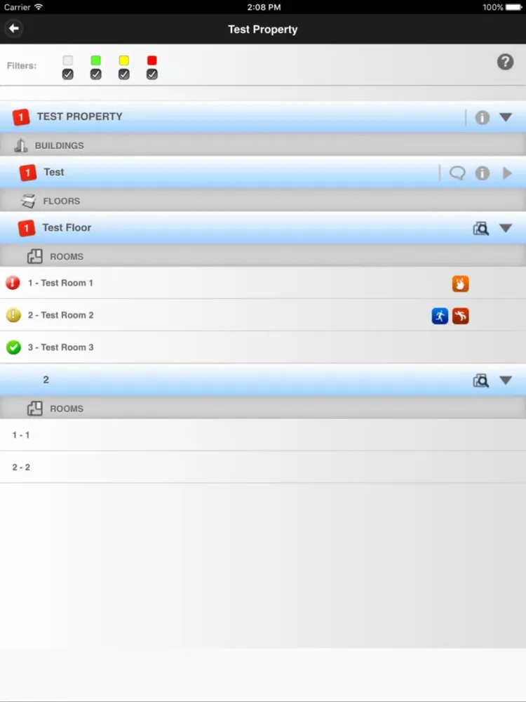 Screenshot di SLIM Responder iPad 