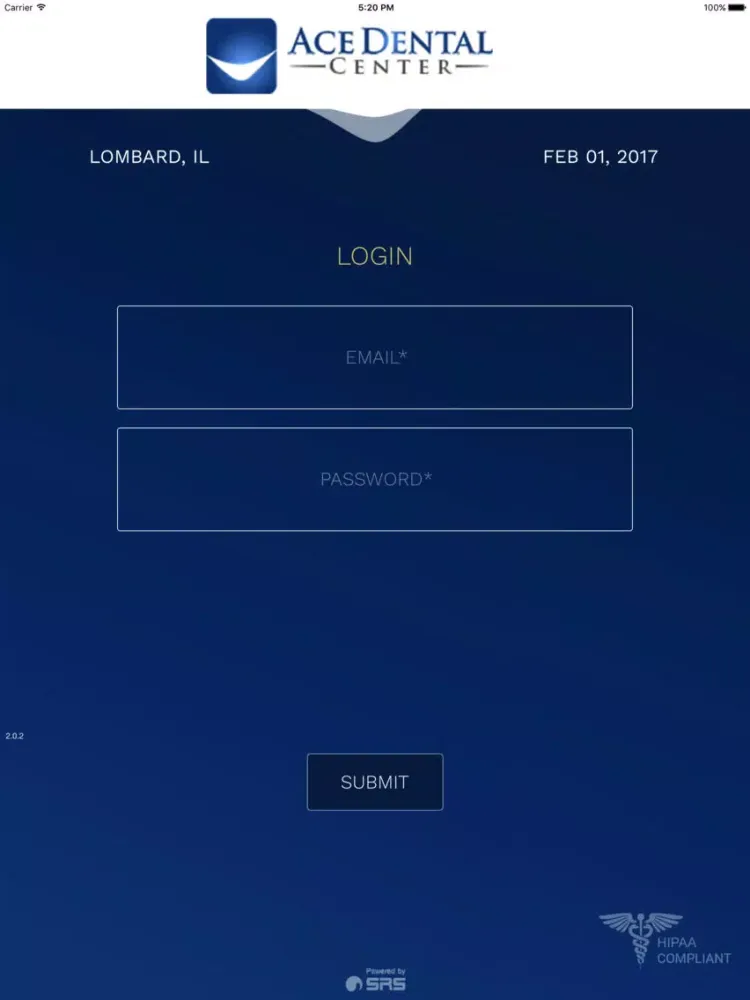ภาพหน้าจอของ AceDental Forms iPad 