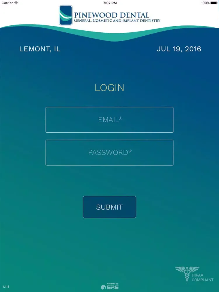 Capturas de pantalla de PinewoodDental Forms iPad 
