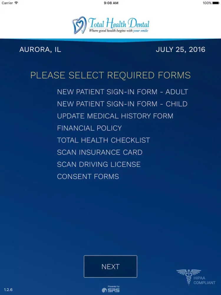 Captures d'écran de Total Health Dental iPad 
