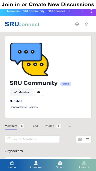 ภาพหน้าจอของ SRU connect