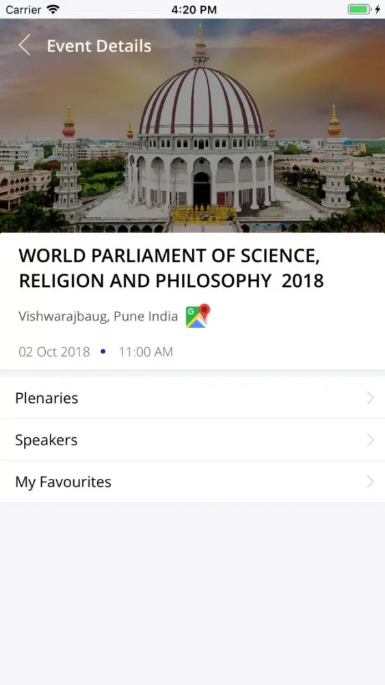 World Parliament 2018 스크린샷